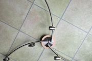 LED Nickel 6 Light 3-arm Spotlight