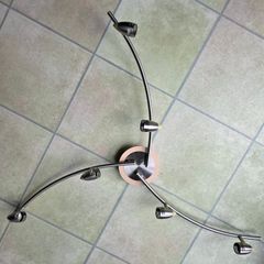 LED Nickel 6 Light 3-arm Spotlight