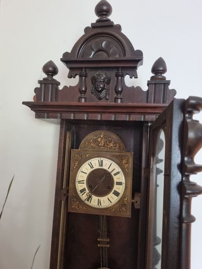 German wall clock Gustav Becker