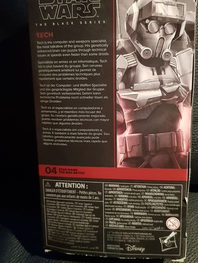 New 2021 Hasbro Star Wars Black Series 6" Tech Action Figure