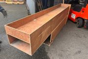 Plywood Ladder Custom box for long and roof ladder and storage sprinter van