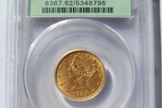 5 dollar 1885 gold coin PCGS grading