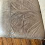 Natuzzi tan leather sofa modular 3 seater well used Image 5