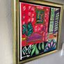 Original Matisse Inspired Artwork Framed  Original Art Contemporary Irish Art Floral Art Image 2