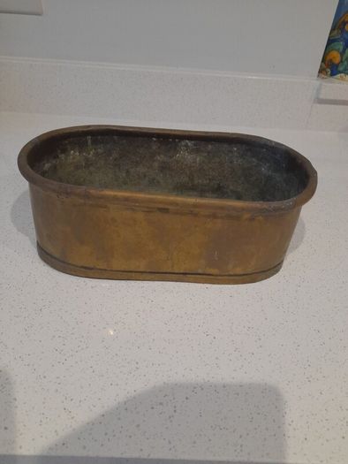 brass planter
