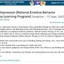 REBT DEPRESSION PAMPHLET (2877) (Rational Emotive Behavior Therapy (REBT) Learning Program), Tim Sheehan Image 3