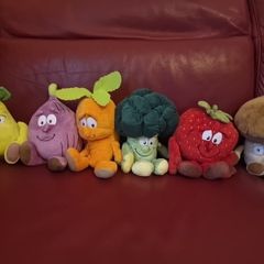 soft toys vegetable and fruits