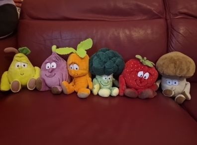 soft toys vegetable and fruits