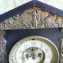 Vintage C19th American Ansonia Mantel Clock Black Marble Clock (works well and keeps time) Image 5