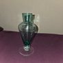 Vintage mini blue glass vase Image 3