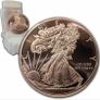 Full tube of 20 x 1 oz 999 Copper copper Walking Liberty Eagle Image 2