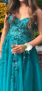 Simply Devine Teal Debs dress