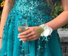 Simply Devine Teal Debs dress