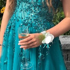 Simply Devine Teal Debs dress