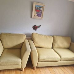 free sofa and armchair