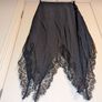 Beautiful dipped hem with lace midi skirt Image 4