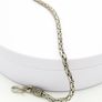 Vintage 925 Silver Byzantine Woven Link Bracelet Image 6