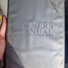 toyota corolla e10 owners manual and tool roll