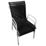 3 Piece Bistro Set Steel Black Image 8