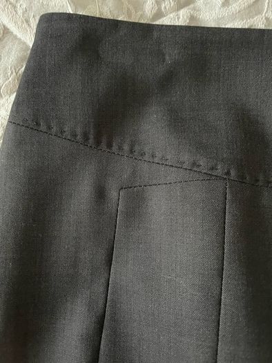 Karen Millen grey wool skirt size 6 new