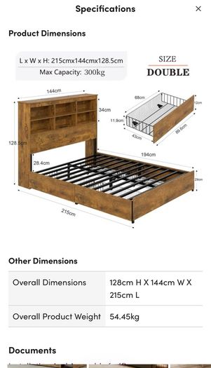 Double bed