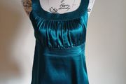 BNWT Size 8 Teal Satin Top