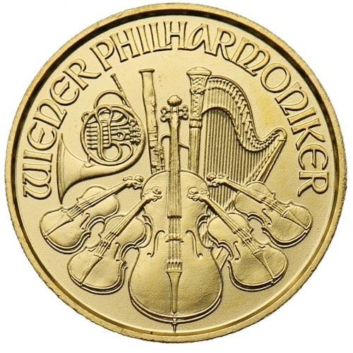 Small rare 2016 1/25 oz 1.3gr Austrian Gold Philharmonic  Coin