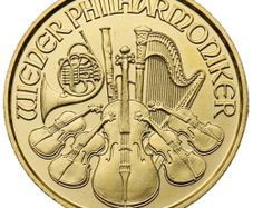 Small rare 2016 1/25 oz 1.3gr Austrian Gold Philharmonic  Coin