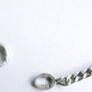 ANTIQUE 1800s Sterling Silver Japan Coin Edo Period Rare Collectible Old Coin as a pendant, chain L 29"  18,62g Image 9
