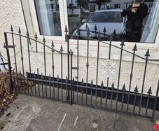 Wrought iron gates
