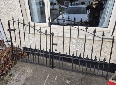 Wrought iron gates
