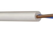 2182Y (H03VV-F) 2x0.75 PVC white flex cable 40m