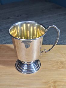 925 Sterling Silver Christening or Baptism Cup