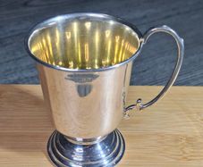 925 Sterling Silver Christening or Baptism Cup