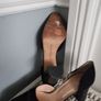 Hobbs ladies leather/suede shoes size 39 Image 2