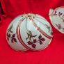 Retro glass lampshades decorated with an iris flower motif Image 4