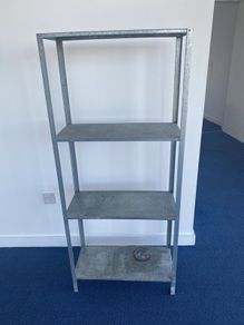 Outdoor shelving unit