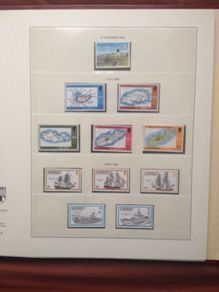 Alderney 1983-2001 Mint Never Hinged Stamp Collection in Lindner Album