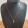 Silver Necklace & Drop Pendant in Pres. Box Image 4