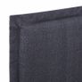 Bed Frame Dark Grey Fabric 150x200 cm Image 5