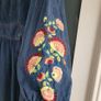 MONSOON Denim Embroidered Midi Dress with pockets Sz 14 - Rrp 110 (New) Image 4
