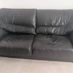 Free 3 piece faux leather sofa suite