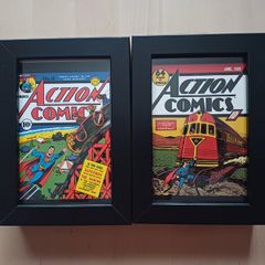 Action Comics Superman Cover Print Standing Picture Frames 12x17cm