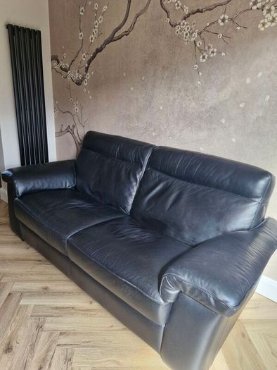 Natuzzi leather sofa