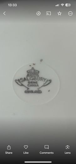 Vintage Salisbury Bone China Tea Set