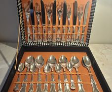 Vintage Italian Silver Plated Cutlery Set