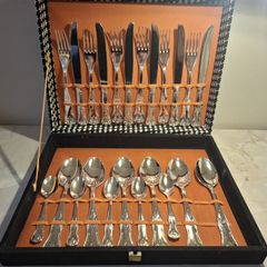Vintage Italian Silver Plated Cutlery Set