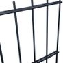 2D Garden Fence Panels 2.008x1.23 m 4 m (Total Length) Grey Image 2