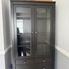 Book Shelf with glass doors and drawers