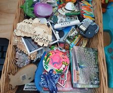 Basket of magnets